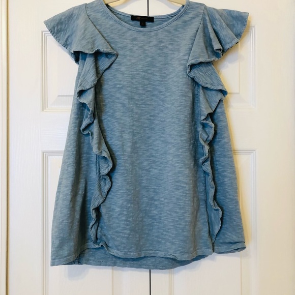NWOT Frye Ruffled Top - Picture 3 of 6